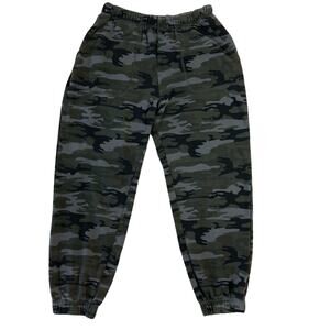 Sanctuary Women's XS Camo Sweatpants Joggers Green Stretch Waist